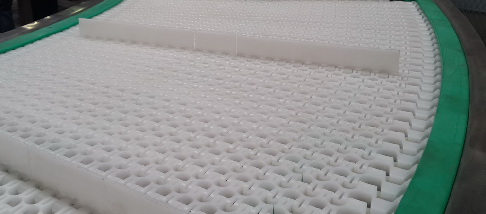 Flighted Modular Belt Conveyor